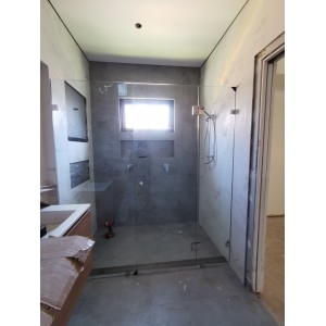 Hifo Frameless Wall To Wall Shower Screen 1001-1050 *2000